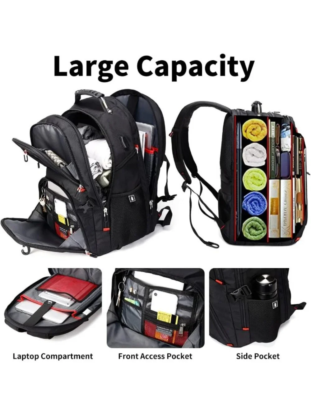 Extra Large Travel Laptop Backpack for Men & Women | Fits 17